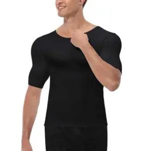 뱃살보정속옷 남자 바디 이너 웨어 반팔 티셔츠 메리아스 보정