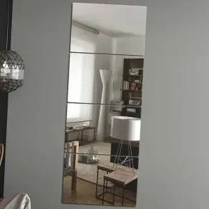 욕실 거울 벽면거울 스티커형거울 거울시트지 현관거울