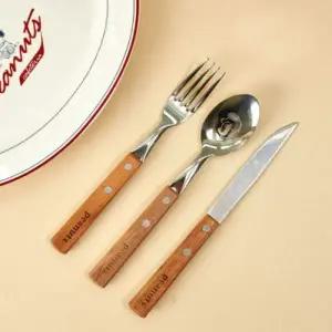 [텐바이텐]스누피 우드핸들 커트러리 3종C72736*