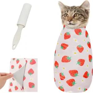 손톱 자르기용 수펫 고양이 그루밍 랩 2026년 자가 부착 의약품용 탈출 방지 진정 스와들 손톱깎이 양치질