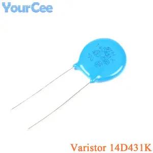 바리스터 금속 전압 디펜던트 저항 VDR VSR 저항 14D431K 14D-431K 14D431 430V 20 개 5 개
