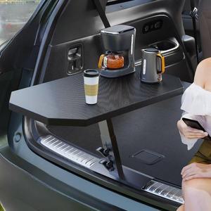 차박 트렁크테이블 스텔스차박 탄소섬유 간이식탁 차크닉 휴대용 무중력 캠핑 선반 스텔스