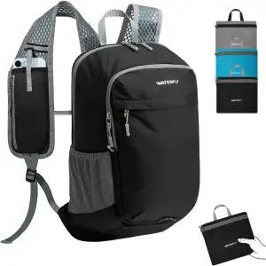 워터플라이 패커블 경량 소형 백팩 15L 접이식 미니 하이킹 데이팩 여성용 초경량 컴팩트 남성 야외 여행