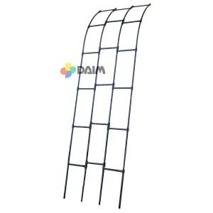 장미 정원 하프아치 야외 브래킷 반쪽 화단 식물지지대 아치형