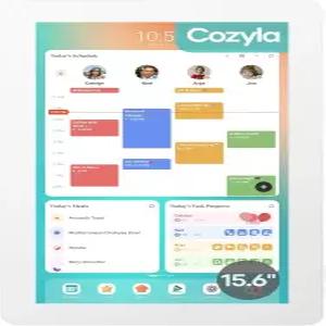 Cozyla Mate 디지털 캘린더 2 15.6인치 월 터치 스크린 안무 차트 가족 일정을 위한 맞춤형 대시보드