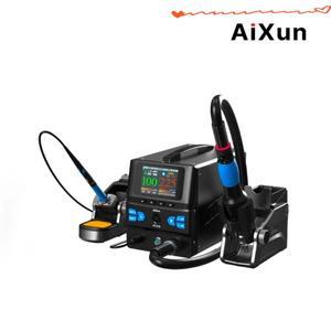AIXUN HT316 2-in-1 납땜 스테이션 & 1400W 열풍 리워크 (블루투스 와이파이 USB 지원 휴대폰 PCB 수리용 3