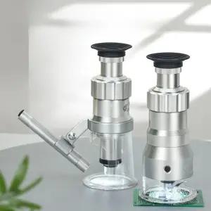 고배경 휴대용 현미경 접안렌즈 식별 측정 확대경 돋보기