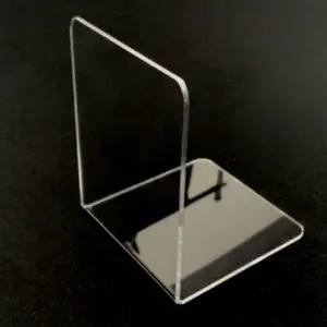 투명 아크릴 L자형 책꽂이 북엔드 책꽂이 북엔드 북앤 책꽂이 북엔드