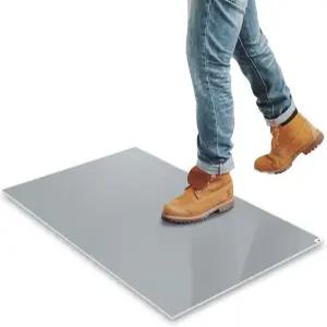 클린룸 실험실 병원 건설 반려동물을 위한 SAETCH 끈적임/태키/접착 매트 26인치 x 45인치 회색매트 4매 각