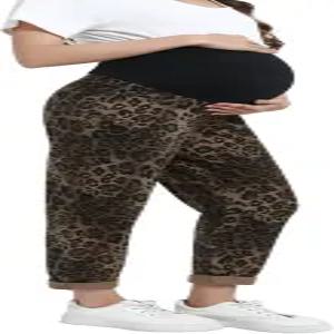 요노블리 여성 임산부 남자친구 청바지 오버 벨리 스트레치 데님 임신 트렌디 팬츠