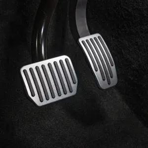 테슬라 모델 3 Y 20162025를 위한 네스투어 풋 페달 패드 교체 핏 자동 알루미늄 커버 액세서리 미끄럼