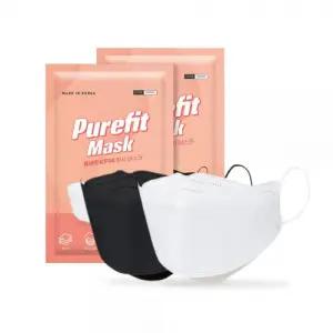 KF 94 퓨어핏 황사마스크 대형 100매 (25매입x4)  / 일회용 자외선차단 귀편한 여름용