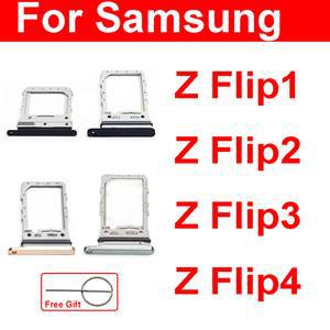 삼성 갤럭시 Z 플립 1 2 3 4 Flip3 5G F7110 Flip4 F7210 F7070 F7000 Sim 카드 트레이 슬롯 리더 홀더 부품