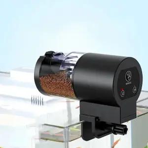 자동 스마트 물고기 먹이통 디지털 어항 수족관 전기 플라스틱 머 사료 급식기 도구