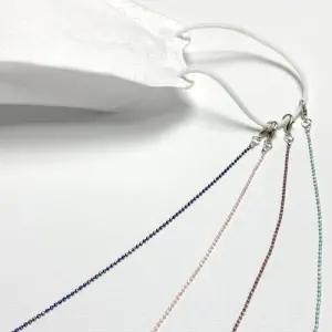 마스크 스트랩 목걸이 작은 컬러 구슬 비즈 파스텔