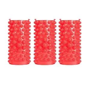 레드 발지압매트 3개입 지압매트 다용도매트 조립식