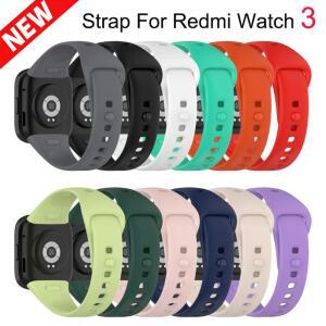 Xiaomi Redmi Watch 3 용 스포츠 실리콘 스트랩 액티브 라이트 스마트 워치 밴드 손목 Correa 편안한 팔찌