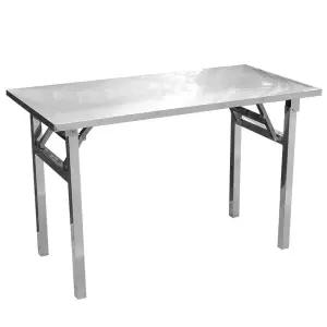 스텐 접이식 테이블 간이 테라스 실외 파티 술집 사각