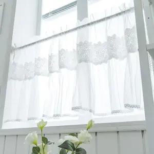 커튼 바란스 가림막 주방 공간분리 리넨바란스커튼 주방가리개