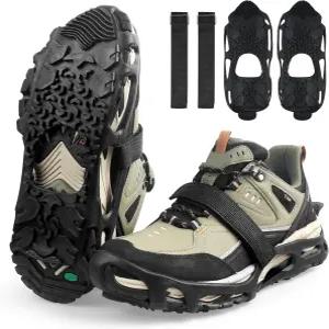 스파이크리스 얼음 신발 견인 장치에서 눈 견인력 사이언슨 미끄러짐 원피스가 실내/외 전환을 위해 위에