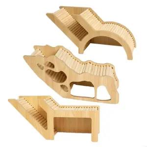 햄스터 숨기기 터널 등반 사다리 가죽 및 난쟁이