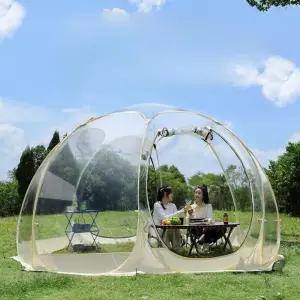 투명 돔하우스 방갈로 카페 쉼터 테라스 썬룸 농막 쉘터