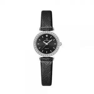 디유아모르 다이아몬드 손목시계 가죽시계 시밀레 DAW3201L-BK