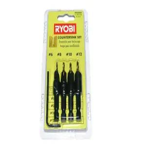 조정 가능한 파일럿 비트 세트가 있는 Ryobi AR2008G 조합 카운터싱크