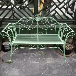 야외 벤치 의자 마당 테라스 철제 정원 엔틱 발코니