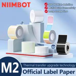 Niimbot M2 라벨 프린터 컬러 열전사 스티커 용지 접착 네트워크 주최자 쥬얼리 태그 및 리본
