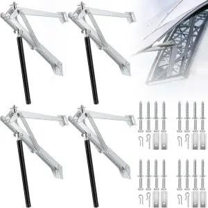 Amylove 2개 듀얼 스프링 자동 지붕 통풍구 온실 액세서리 태양열 히터 민감 환기 키트 창문 교체 정원