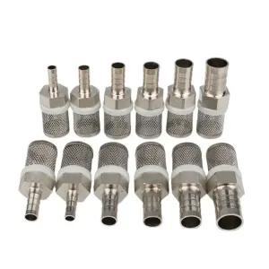 8 20mm 호스 필터 스테인레스 스틸 메쉬 스트레이너 관개 세차 수족관 물고기 탱크 워터 펌프 필터링