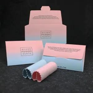 은 광택 세척 폴리싱 천 실버 변색 방지 세정 티슈
