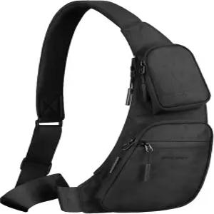 남성용 HK 슬링백 3개 u2011 레이어 세일 클로버 영감을 받은 퍼포먼스 패브릭 태블릿 수납 공간이 있는