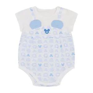 디즈니베이비 [이월상품]블루미키반팔바디수트_79S317501