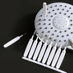 샤워 청소기 세트 휴대폰 충전 포트 청소 브러시 먼지 구멍 청소기 미니 구부릴 수 있는 이어폰 브러시 10 개/세트