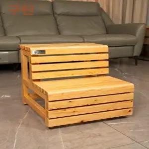 원목 발판 우드 계단 자쿠지 베란다 디딤대