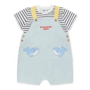 블루독베이비 (MN)고래포인트세트형우주복(46313-601-04)