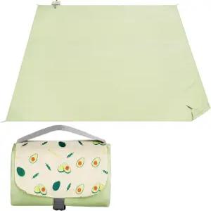 니브 피크닉 담요 휴대용 손잡이가 달린 방수 비치 접이식 세탁 가능 매트 모래 없음 캠핑 바비큐를 위한