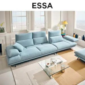 [롯데백화점]에싸 오아후 4인 스윙기능 리브 패브릭 소파+스툴