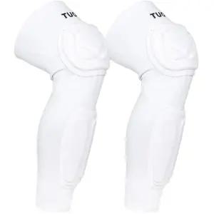 다이얼루돈 패딩 무릎 종아리 압박 패드 긴 다리 소매 축구 농구 배구 신 브레이스 이중 충돌 방지 및