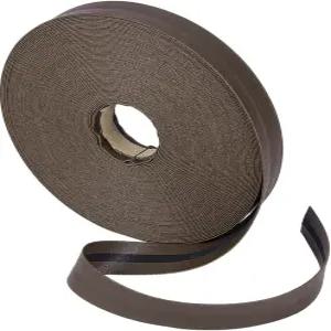 베네크레아트 25.15야드 커피 가죽 폴드 바이어스 테이프 스트랩 위에 3인치/4인치 와이드 바인딩 공예