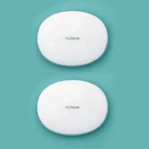 거울 렌즈케이스 2p 화이트 스푼 손 보관함 통 콘택트 휴대용 화장 손