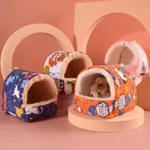 햄스터 하우스 은신처 집 대형 보온 패드 귀여운 햄스터보온둥지 케이지