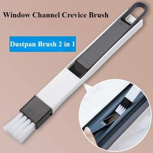 1PC 다목적 주방 및 욕실 문 및 창 코브 청소 브러시 (쓰레받기 틈새 브러시 ) 키보드 청소 브러시