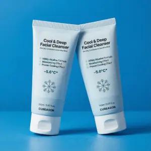 [1+1] 큐리즌 쿨앤딥 페이셜 클렌저 150ml 지성 복합성 민감성피부용)