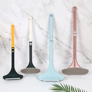 긴 손잡이 모기 방지 스크린 브러시 창 세척 브러시 먼지 제거 브러시 홈 개폐식 다기능 청소 도구