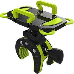 ihens5 자전거 휴대폰 마운트 오토바이 산악 핸들바 골프 카트 유모차 홀더 고무 스트랩 360도 회전 X 8 7