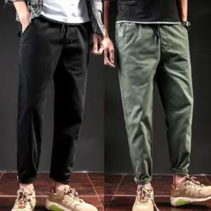 [osjarak]남자 캐주얼 데일리 면바지 일자핏 슬림핏 롤업 팬츠_P352533575