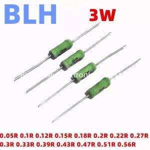 10PCS RX21 3W 권선 저항기 5% 0.05R 0.1R 0.12R 0.15R 0.18R 0.2R 0.22R 0.27R 0.3R 0.33R 0.39R 0.43R 0.